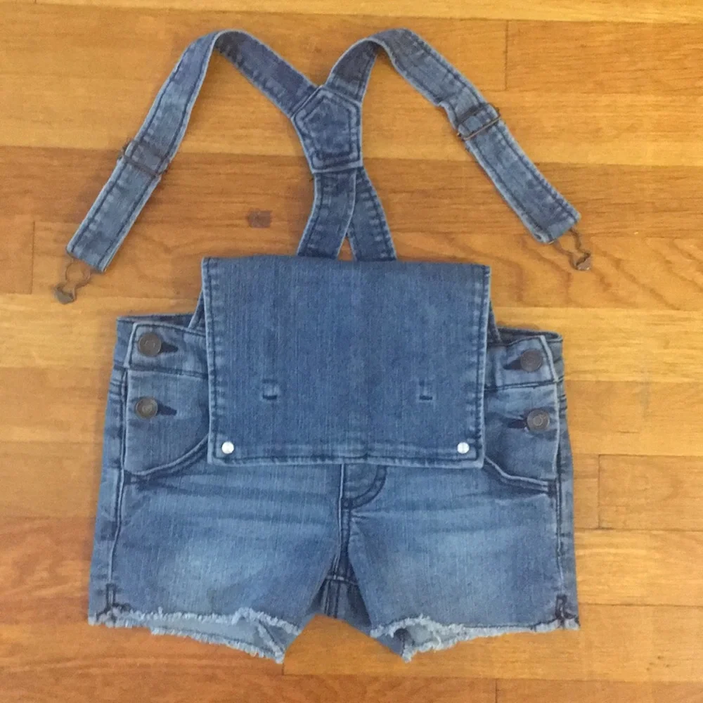 Girls Denim Overalls